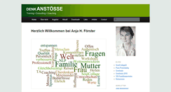 Desktop Screenshot of anja-foerster.com